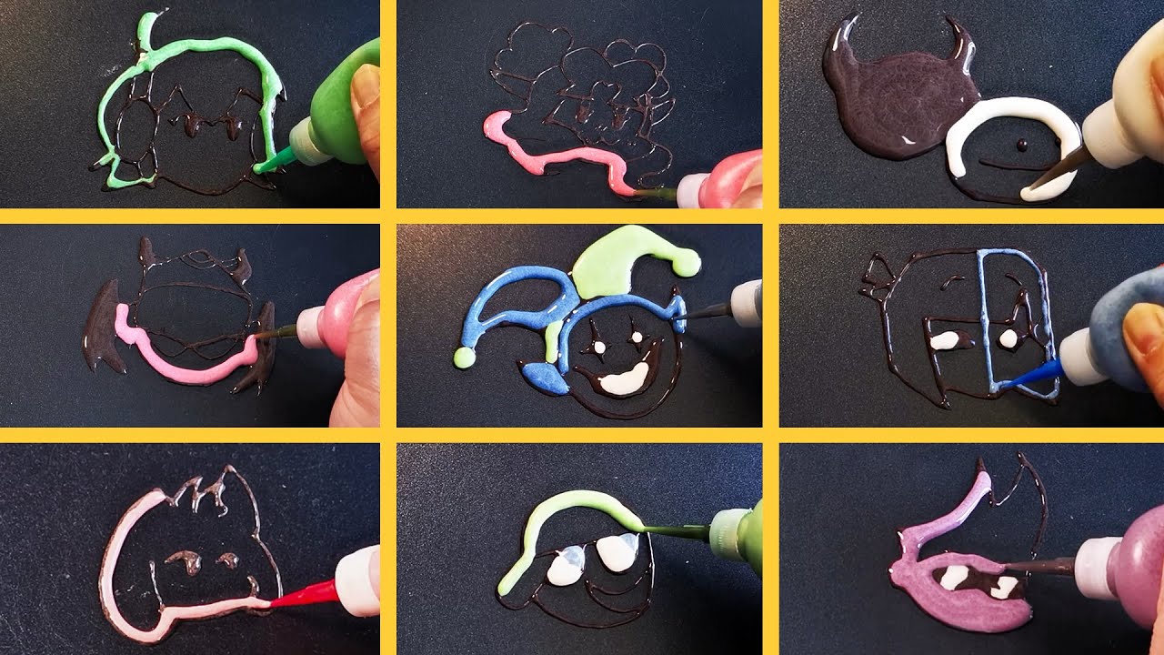 FNF Pancake Art Drawing FRIDAY NIGHT FUNKIN ICON YouTube