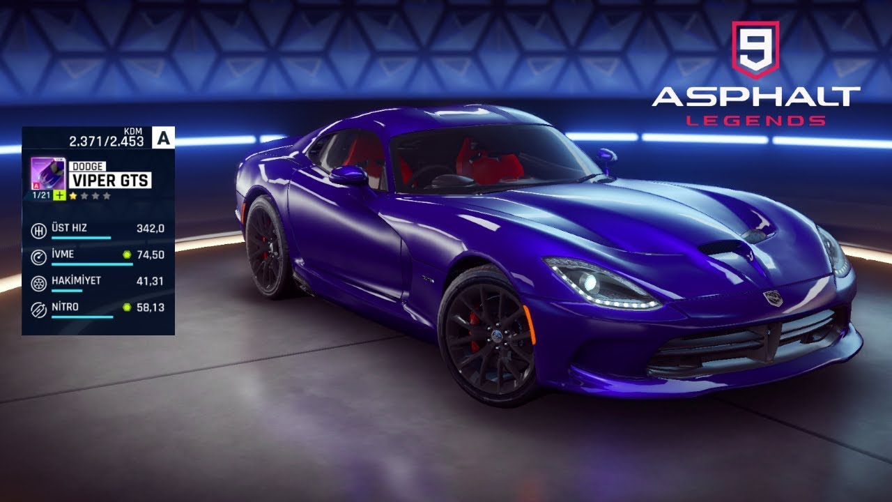 Dodge Viper Geldi ! Asphalt 9 Legends - Youtube