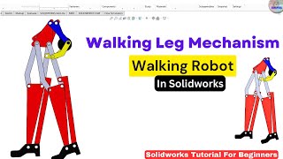 Theo jansen walking leg mechanism | walking mechanism in solidworks |  SolidWorks Tutorials
