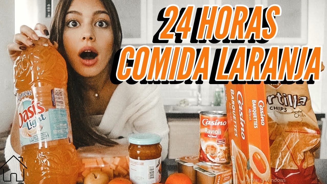 SÓ COMI COMIDA LARANJA DURANTE 24 HORAS