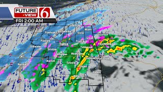 Tracking A Chance Of Rain To Snow