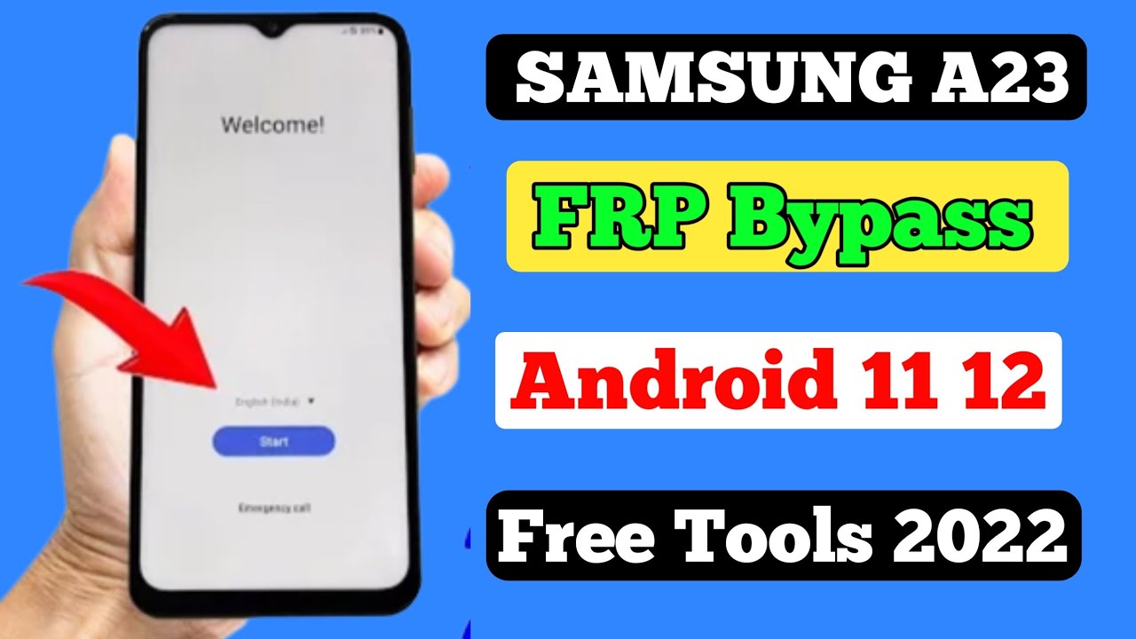 Samsung a23 frp bypass android 11 12 sm a235f google account bypass