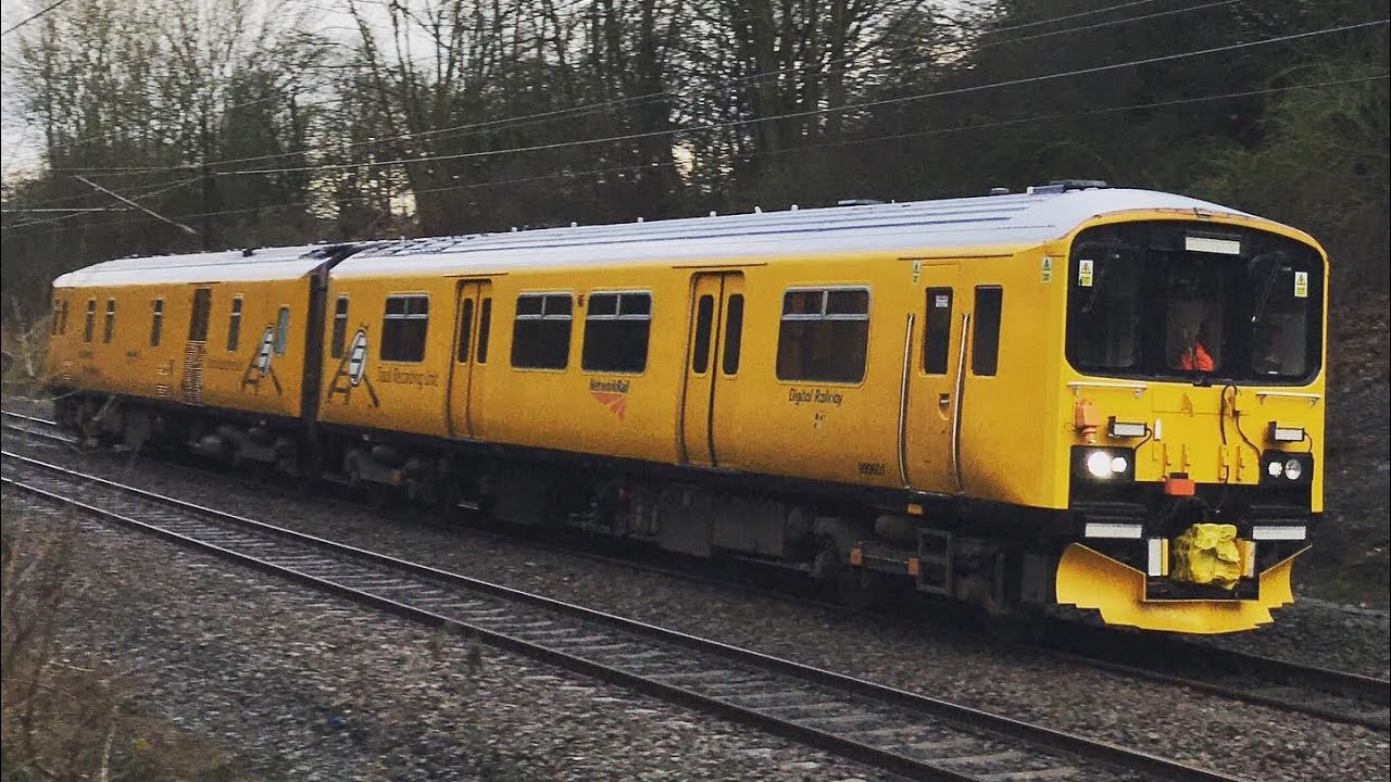Network rail 95001 Passing Croft | 523V Darlington Up S.S. to Darlington Up S.S. | 16/01/22