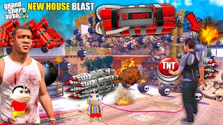 Avengers Again Blowing Up Franklin House in GTA 5 | Franklin House Got Destroyed | GTA 5 AVENGERS