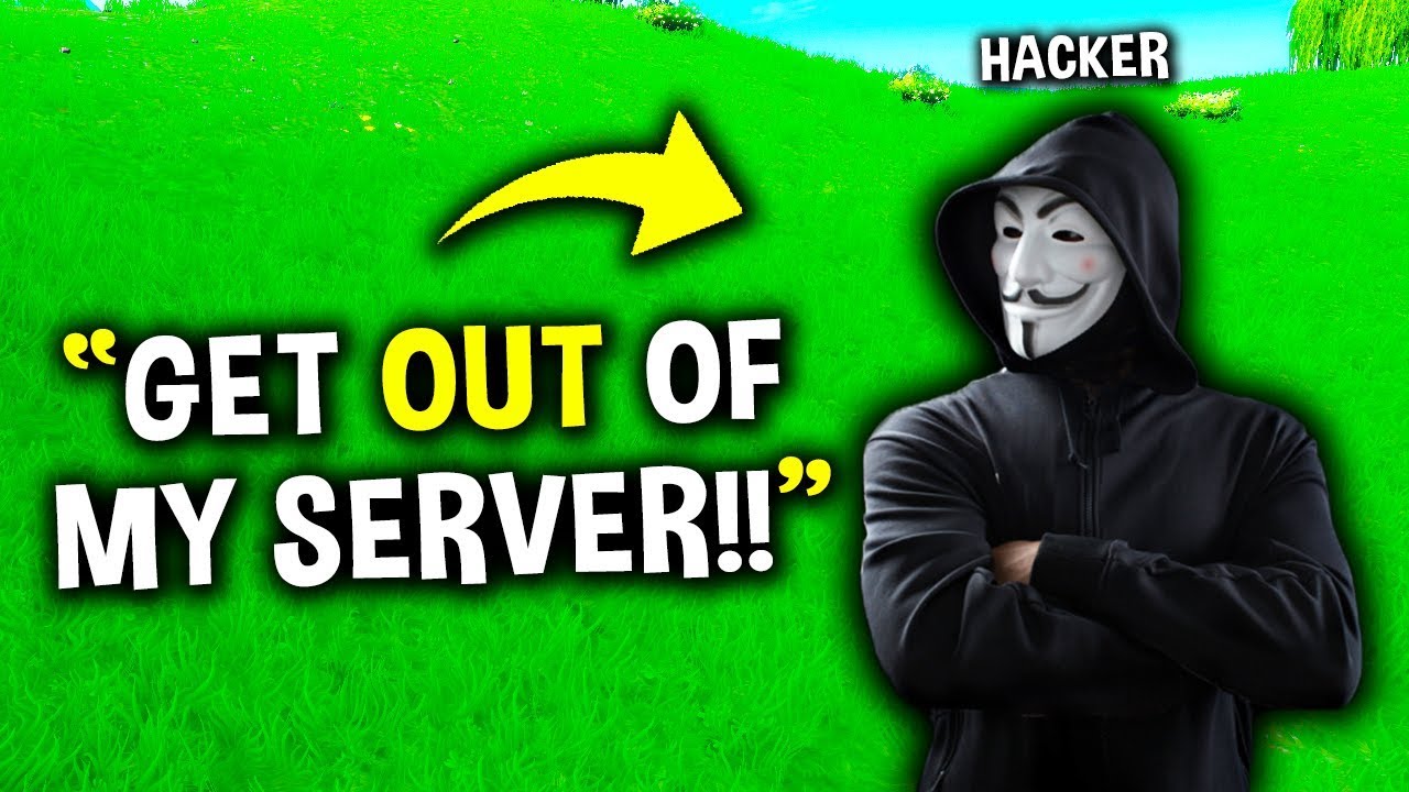 HACKER Sneaks onto NOOBS Server!? (Noob vs Pro) Fortnite #2
