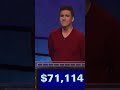 HIGHEST Jeopardy score EVER #jeopardy #champion #winner #gameshow