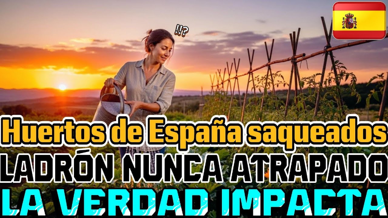 Agricultora en España, harta de robos, usa laxantes y ocurre algo impactante