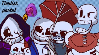 Tierlist of every character in Undertale Last corridor(Part 1)