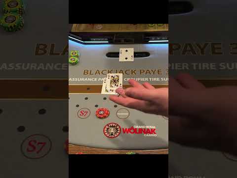 THIS BLACKJACK HAND WAS INSANE #blackjack #casino #jackpot