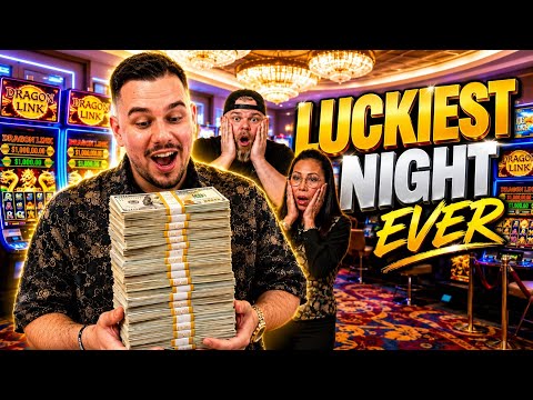 The LUCKIEST Casino Night EVER!!! ($1 Million Dragon Link)