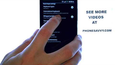 How Do I Turn Off Predictive Text Messaging On The HTC Rezound?