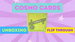 These Mini Zodiac Oracle Cards Are So Unique 👀 Cosmo Cards Unboxing & Review | Virgo