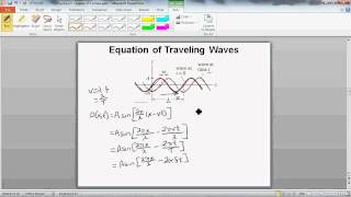 0404 Chapter 15 Wave Motion Equation of Traveling Waves Profile