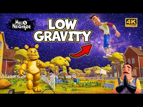 I Played HELLO NEIGHBOR in SPACE MODE with FREDBEAR