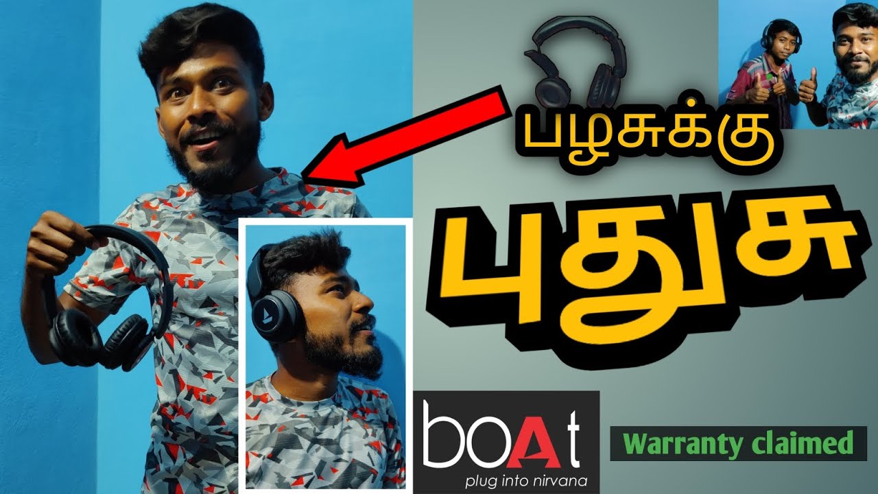 Boat Rockerz 450 warranty claimed / broken headphone replacement by