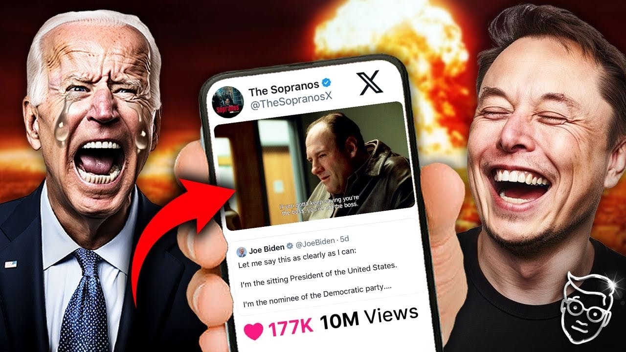 The Official Sopranos Account NUKES Joe Biden as Internet MELTS DOWN | 'You Are NOT The Boss' 🤣