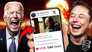 The Official Sopranos Account NUKES Joe Biden as Internet MELTS DOWN | 'You Are NOT The Boss' 🤣