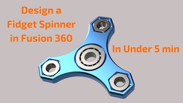 Design a Fidget Spinner in Fusion 360 in 5 minutes