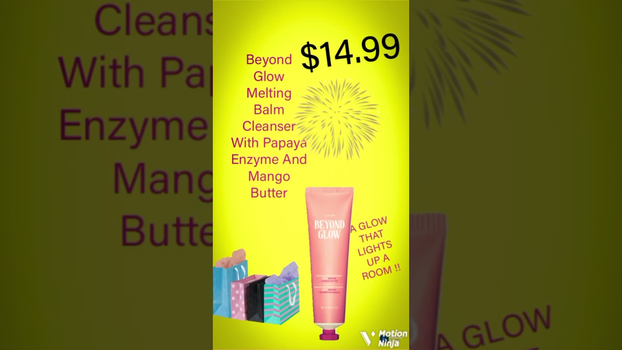 Avon Beyond Glow Melting Balm Cleanser With Enzyme And Mango Butter 