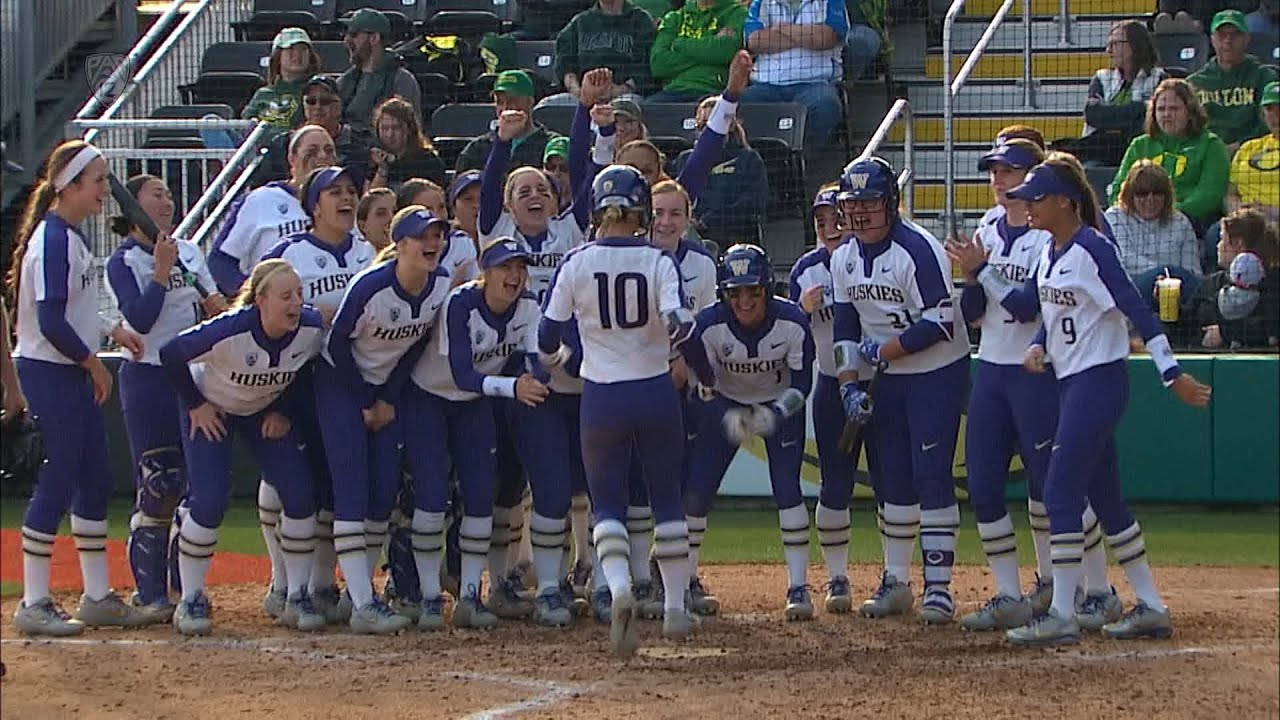 Recap No. 7 Washington softball scores 14 runs off 14 hits to down