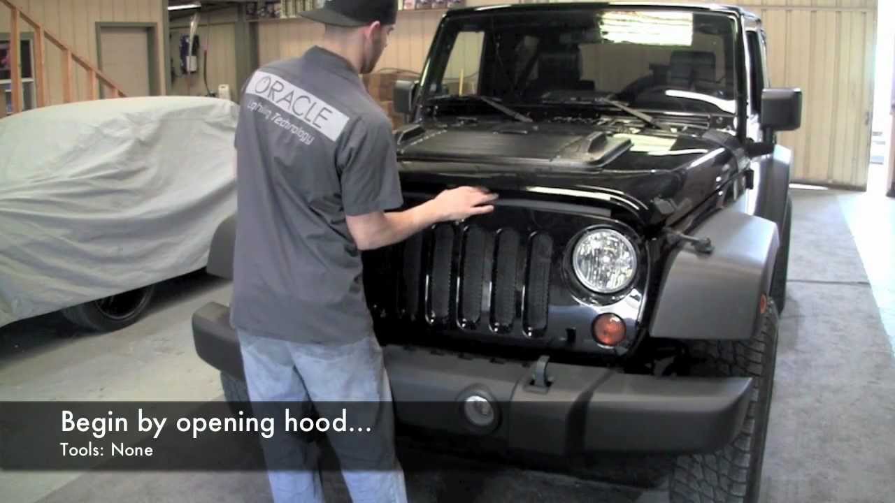 Jeep Wrangler JK Headlight and Fog Light Removal Guide DIY by Advanced  Automotive Concepts - YouTube