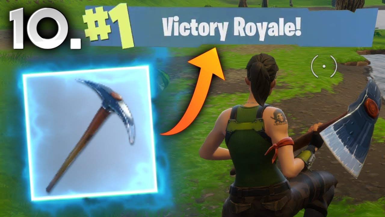 default pickaxe in fortnite - winning 1 with pickaxe fortnite battle royale moments ep 10 fortnite funny best moments  winning 1 with pickaxe fortnite battle royale moments ep 10 fortnite funny best moments - default pickaxe in fortnite