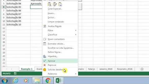 Excel - personalizar Botão Direito do Mouse
