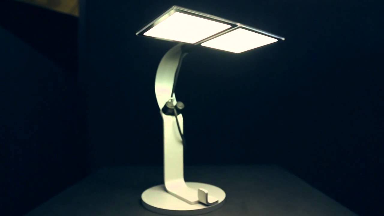 Dezeen meet Moorea by Daniel Lorch, the first OLED desk lamp