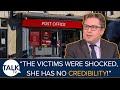 She is lying  solicitor reveals post office scandal victims reaction to testimony at inquiry