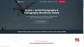Skylon - Drone Aerial Photography and Videography WordPress Theme