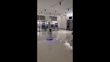AI Disinfection Robot with UV Light Sterilization