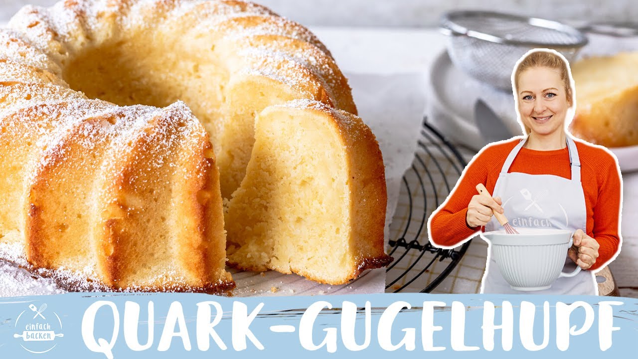 Quark-Gugelhupf | Topfengugelhupf👩‍🍳 | Omas Gugelhupf | Einfach Backen