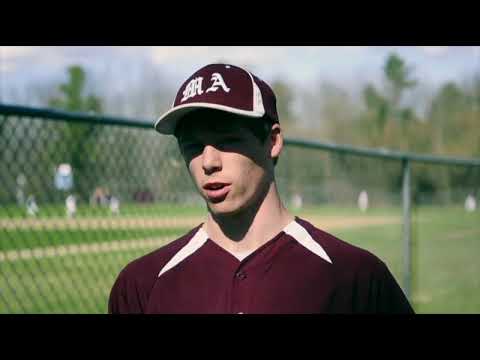 Evan Crawley catches up with baseball at Monmouth Academy