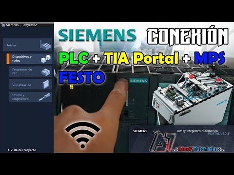 Tutorial Conexión TIA Portal con PLC Siemens usando Red Local | Programar PLC
