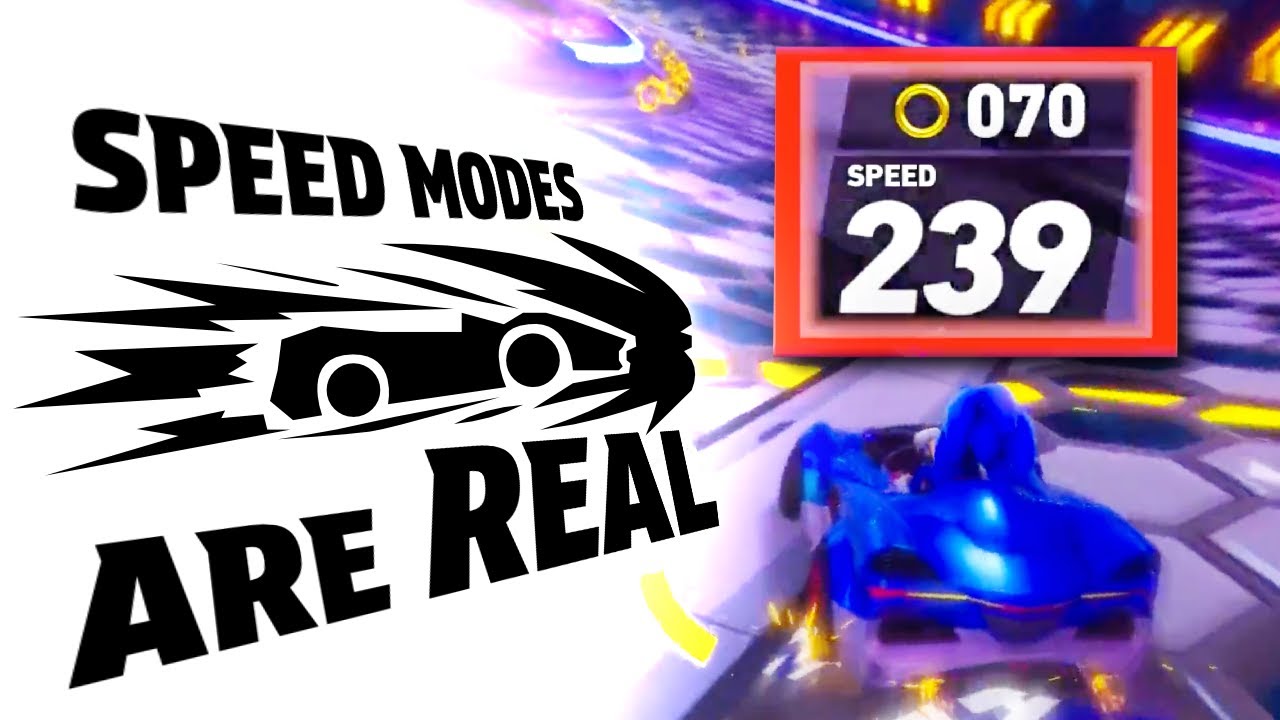 Sonic Racing CrossWorlds Speed Options Are REAL