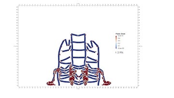 Fortaleza building failure simulation with MPM