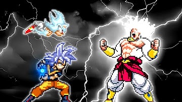 Son Goku V4 OP (all form) & Sonic Chaos V3 OP (all form) VS Limit Break Broly SSJ4 V2 OP in Mugen