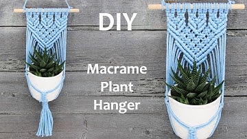 DIY Macrame Plant Hanger | Macrame Plant Hanger Tutorial | Macrame Wall Hanging Tutorial