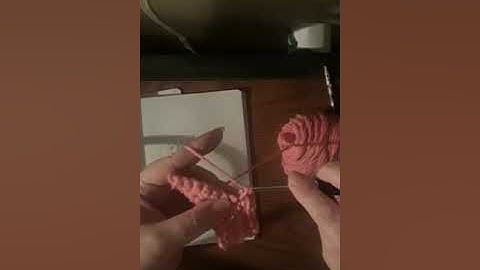 How to work single crochet bobble word blocks