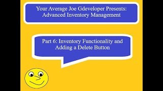 Celebrity Part 6   Inventory Functionality and Adding a Delete Button Wealth
