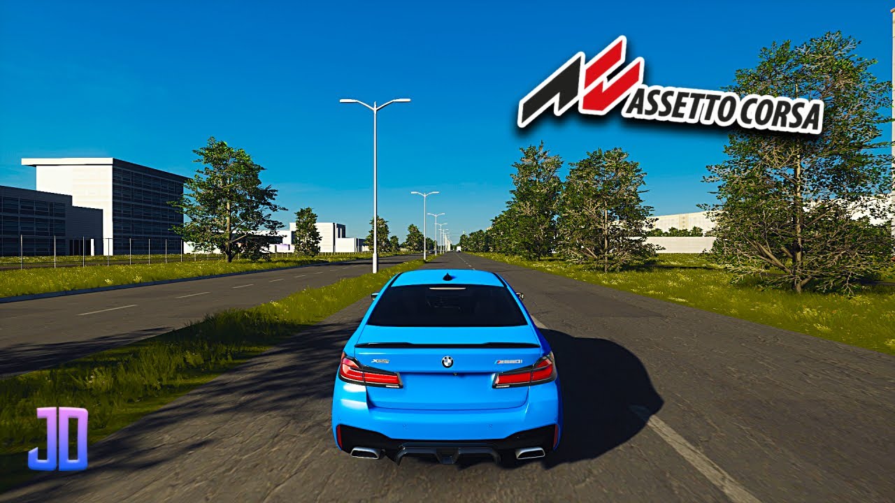 BMW M550i Riga East POV Freeroam Cruise | Riga East | Assetto Corsa | T300 RS