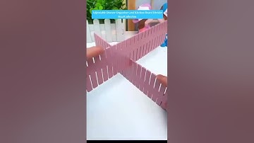 Adjustable Stretchable Interlocking Drawer Clapboard Divider/Grid Closet Sorting Partition
