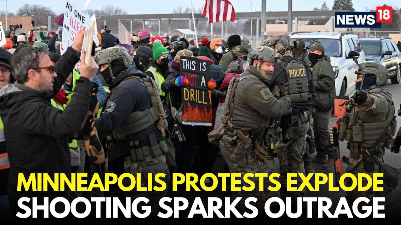 Minneapolis Shooting LIVE | Protestors Demand Removal Of ICE Agents After  Another Man Killed | N18G