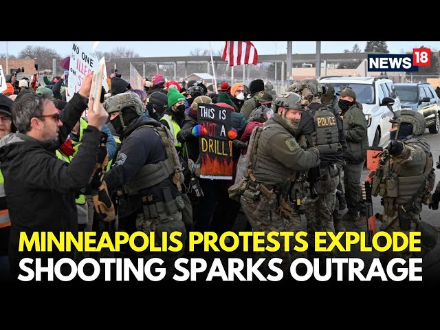 Minneapolis Shooting LIVE | Protestors Demand Removal Of ICE Agents After  Another Man Killed | N18G - YouTube