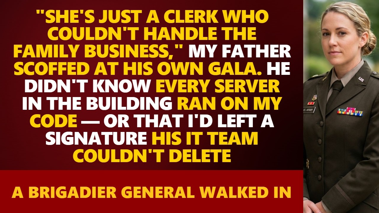 My Father Built a $2 Million Company on Code I Wrote — Then a General Walked Into His Gala