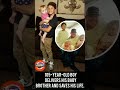 105-YEAR-OLD Boy delivers his baby brother and saves his life #shorts #hero #bravery #love