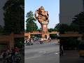 Moving ganesha idol  andhra university