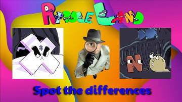 Spot 3 differences | RiddleLand | Alphabet Lore 1
