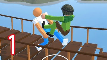 Ragdoll Fighter - Funny Gameplay All Levels 1-20 Android,iOS