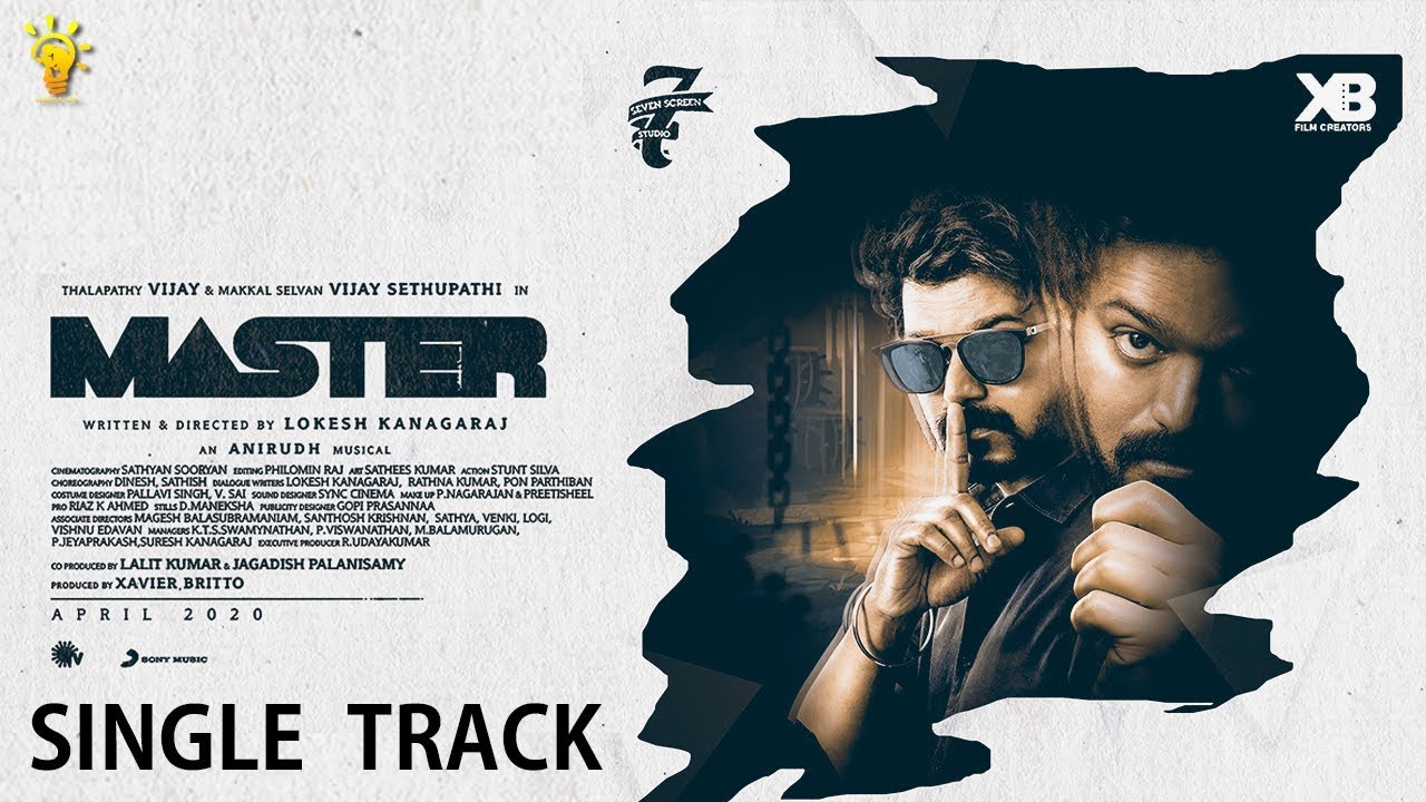 Master Single Track - Thalapathy Vijay | Today Trends | Lights On
